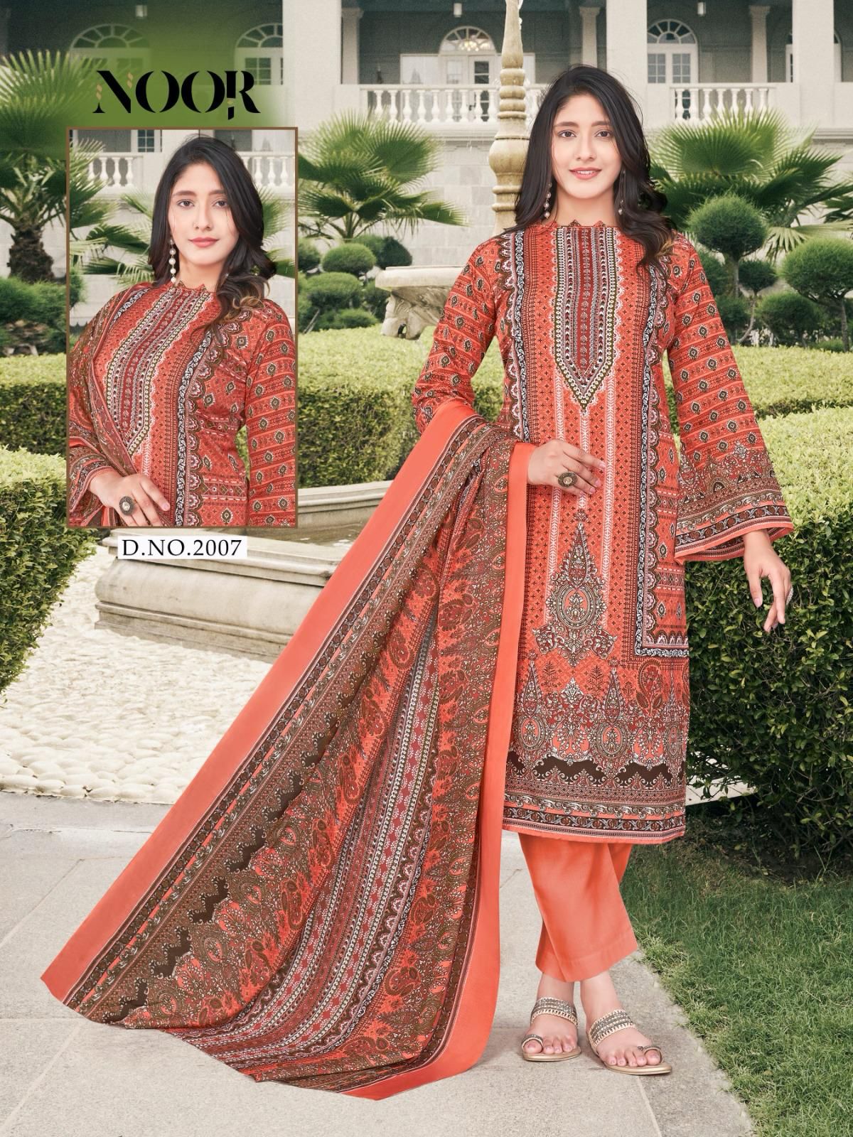 Noor Vol 2 Ganesha Cotton Karachi Salwar Suits Wholesale Rate