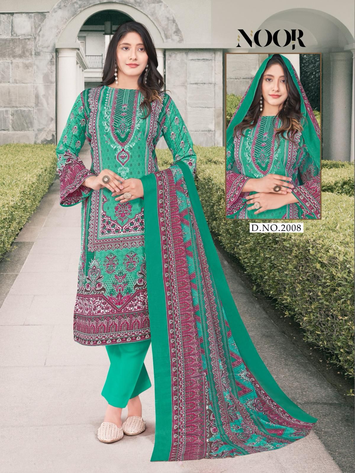 Noor Vol 2 Ganesha Cotton Karachi Salwar Suits Wholesale Rate
