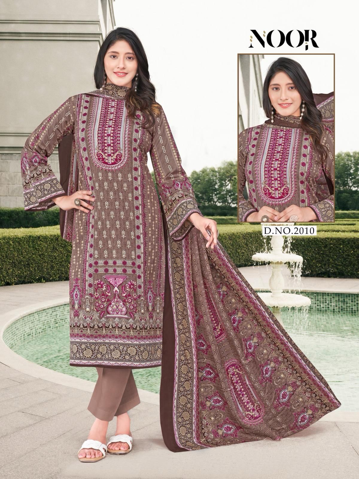 Noor Vol 2 Ganesha Cotton Karachi Salwar Suits Wholesale Rate