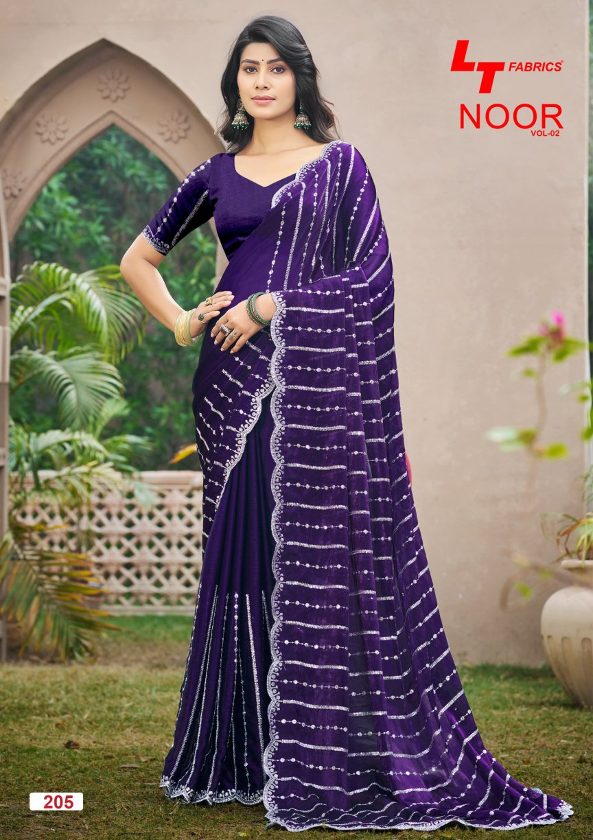 Noor Vol 2 Lt Fabrics Fendy Sarees Supplier Ahmedabad