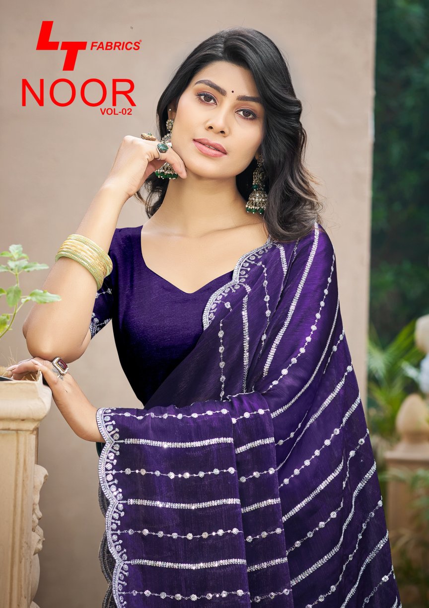 Noor Vol 2 Lt Fabrics Fendy Sarees Supplier Ahmedabad