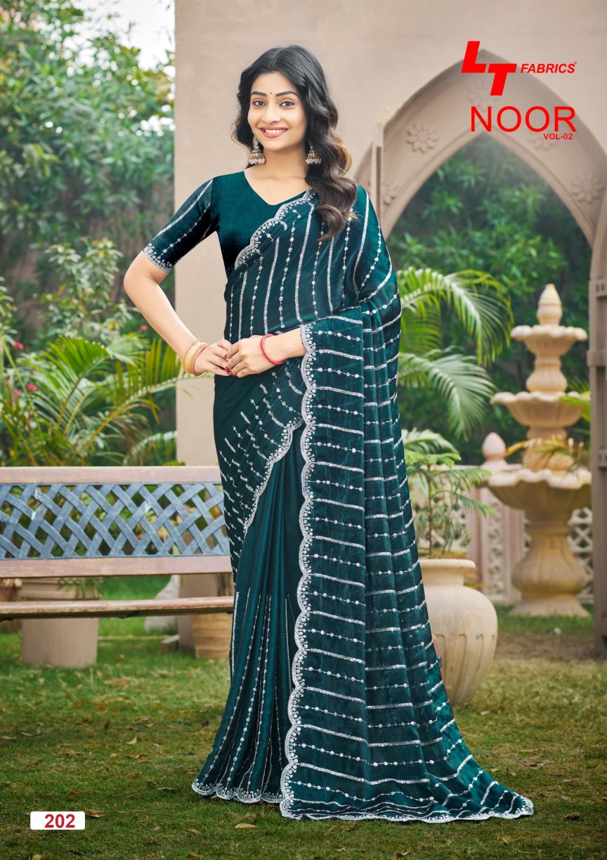Noor Vol 2 Lt Fabrics Fendy Sarees Supplier Ahmedabad