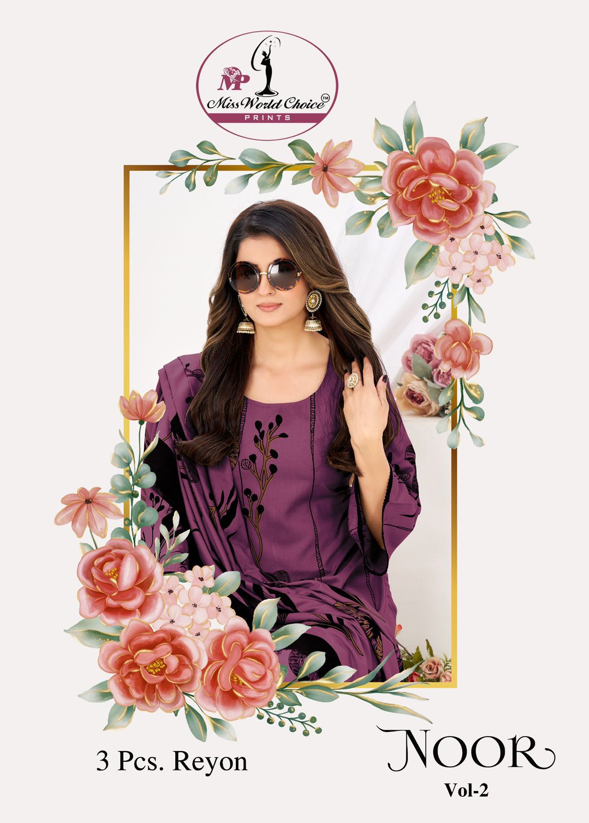 Noor Vol 2 Miss World Choice Rayon Pant Style Suits Exporter