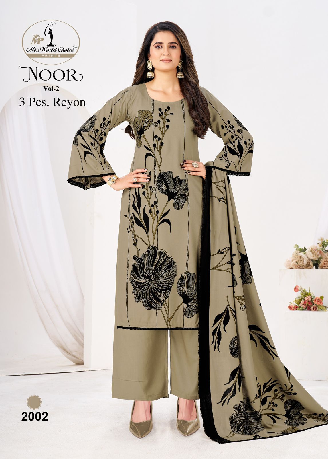Noor Vol 2 Miss World Choice Rayon Pant Style Suits Exporter
