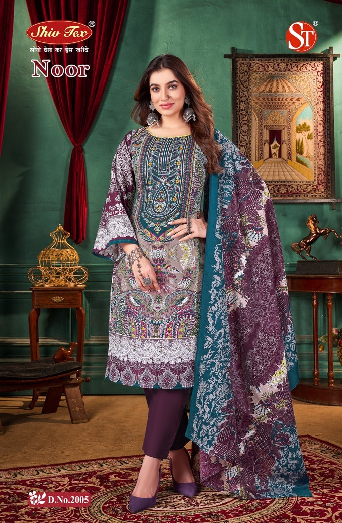 Noor Vol 2 Shiv Tex Cotton Karachi Salwar Suits Wholesaler Ahmedabad