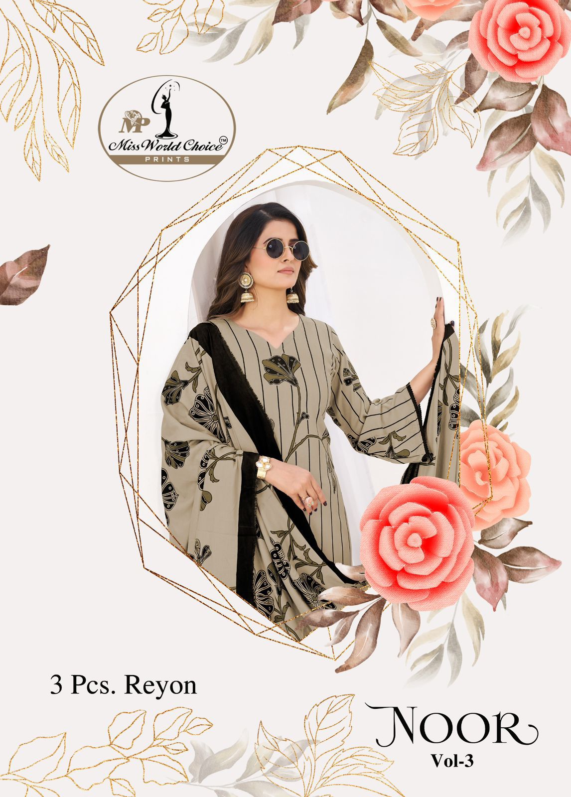 Noor Vol 3 Miss World Choice Rayon Pant Style Suits Manufacturer
