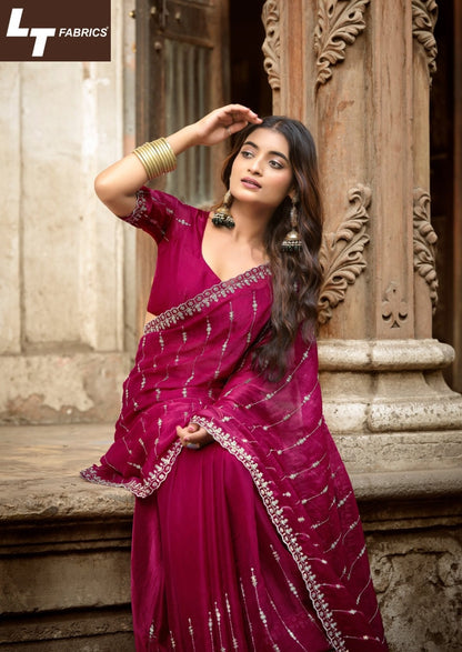 Noor Vol 4 Lt Fabrics Fendy Sarees Supplier Gujarat