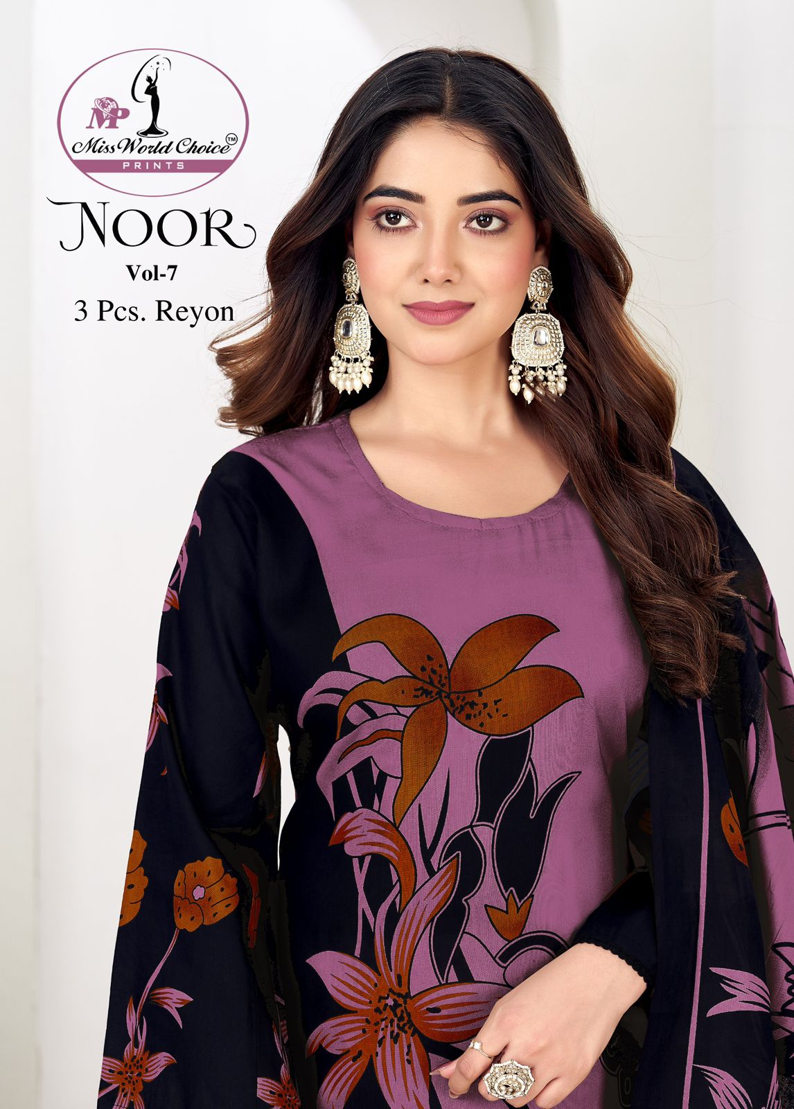 Noor Vol 7 Miss World Choice Rayon Pant Style Suits Wholesaler