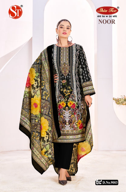Noor Vol 9 Shiv Tex Cotton Karachi Salwar Suits Exporter Ahmedabad
