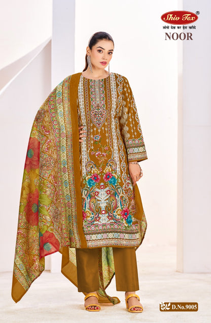Noor Vol 9 Shiv Tex Cotton Karachi Salwar Suits Exporter Ahmedabad