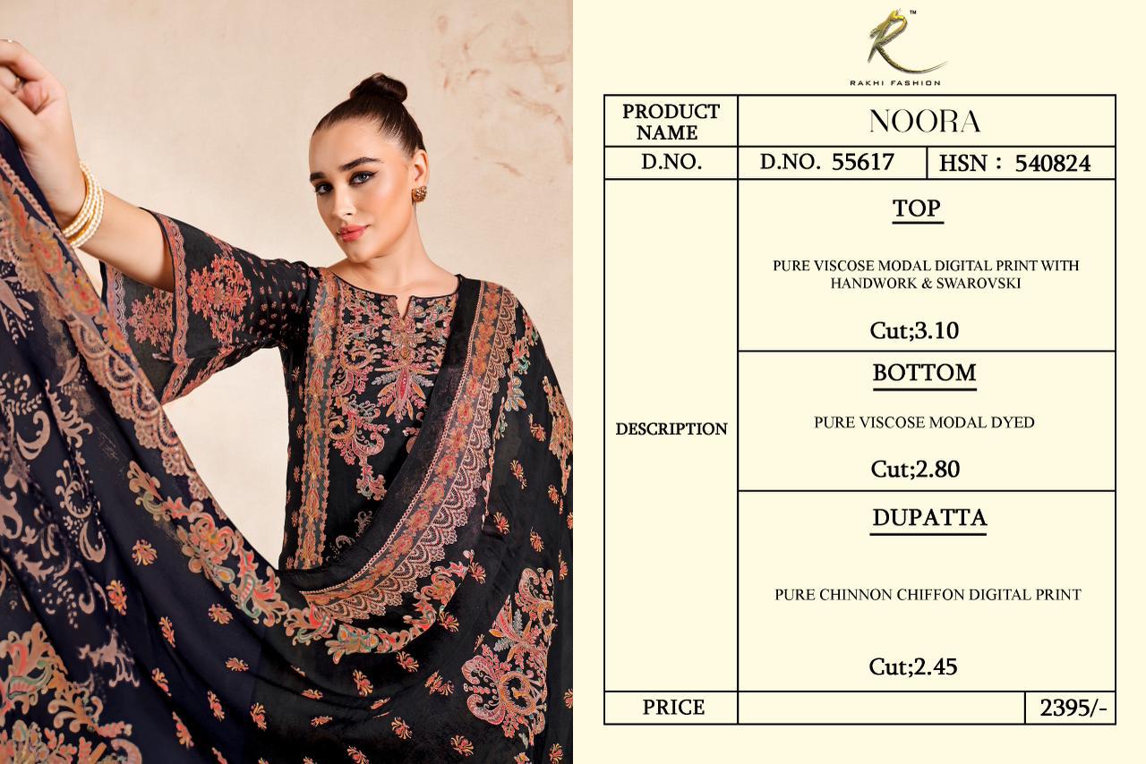 Noora Rakhi Fashion Viscose Modal Pant Style Suits Exporter