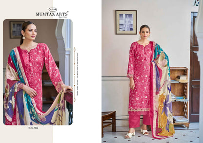 Noorani Mumtaz Arts Jam Satin Karachi Salwar Suits Supplier Gujarat