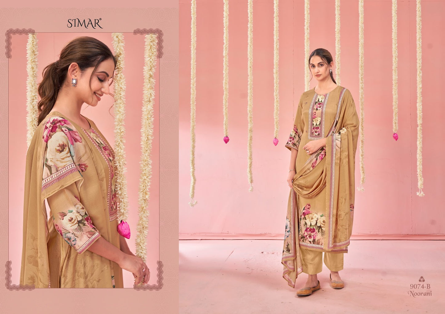 Noorani Simar Pant Style Suits Manufacturer Ahmedabad