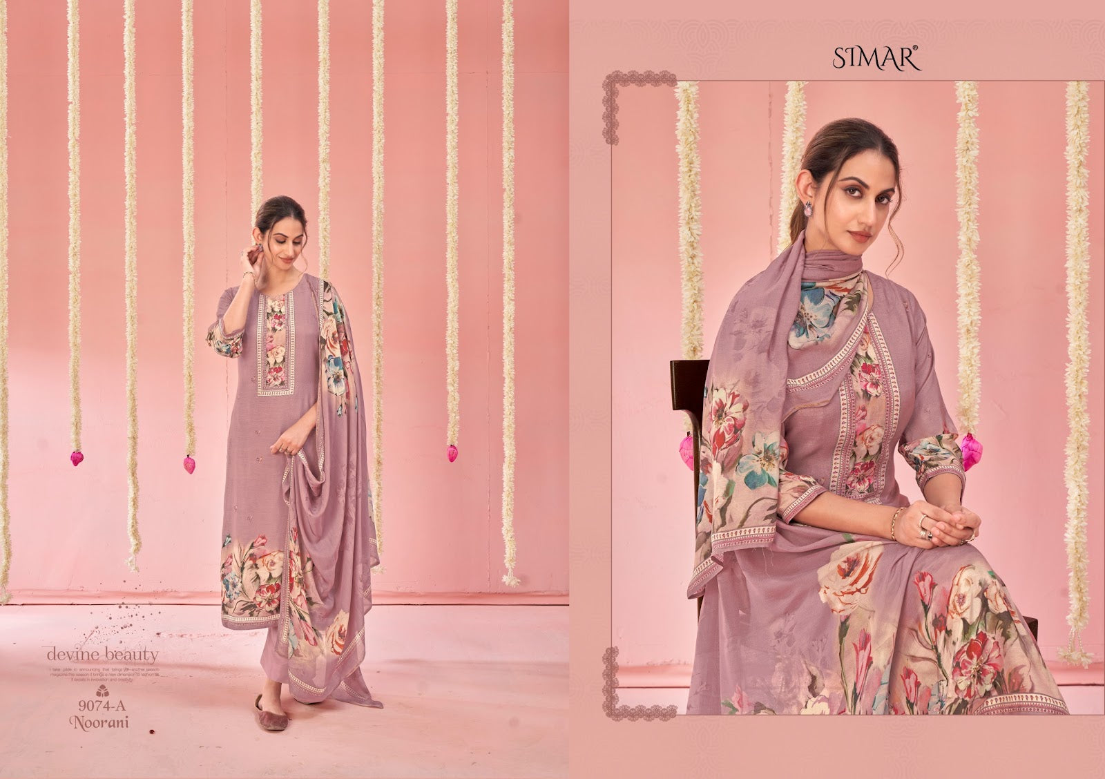 Noorani Simar Pant Style Suits Manufacturer Ahmedabad