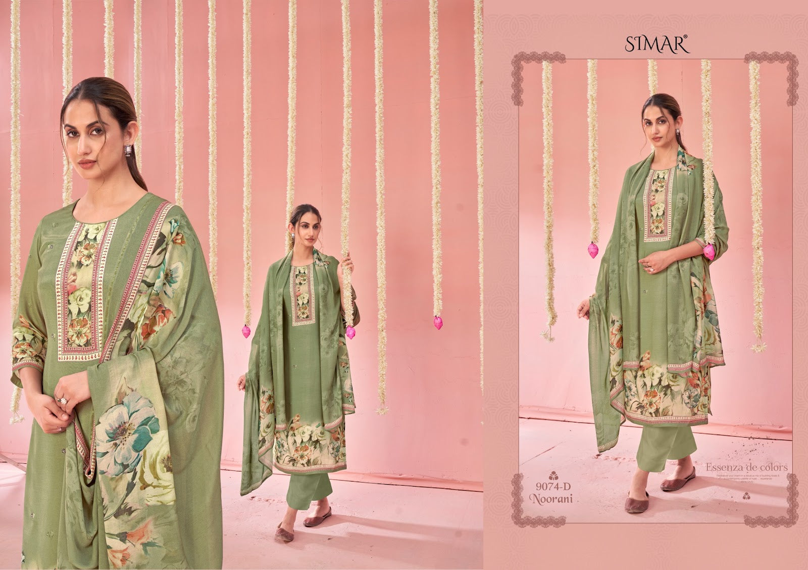 Noorani Simar Pant Style Suits Manufacturer Ahmedabad