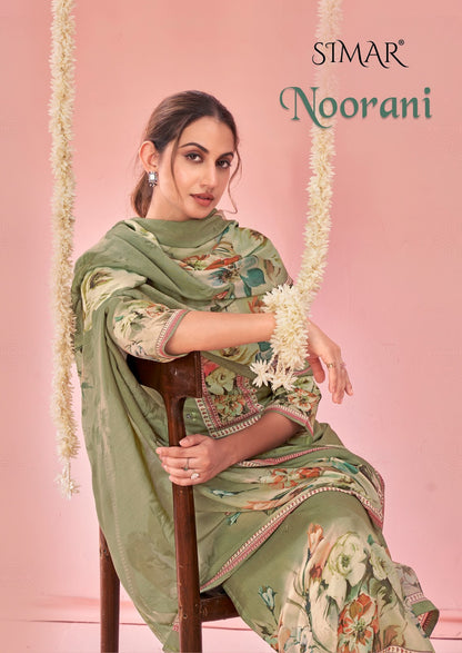 Noorani Simar Pant Style Suits Manufacturer Ahmedabad