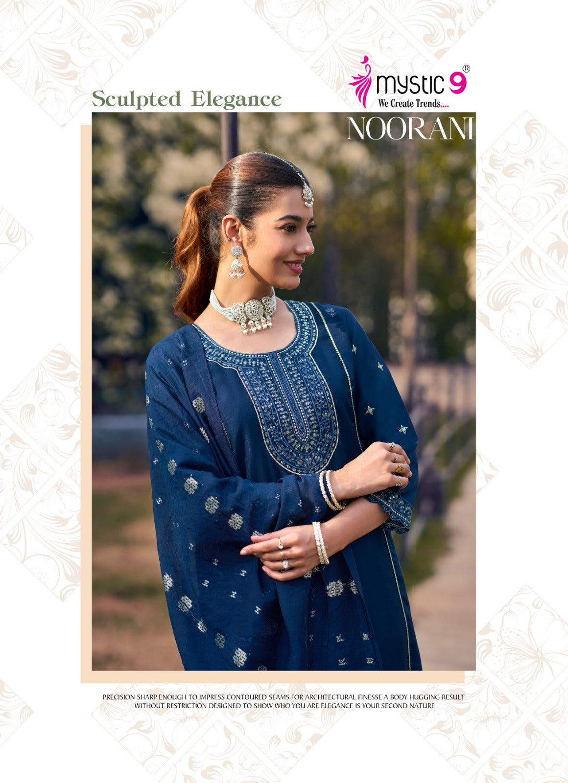 Noorani Vol 1 Mystic 9 Silk Readymade Anarkali Suits Supplier Ahmedabad