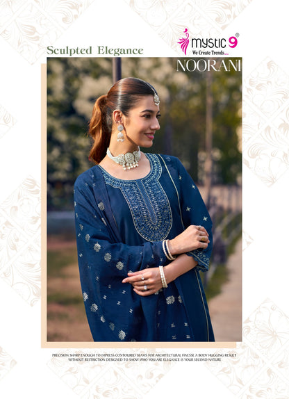 Noorani Vol 1 Mystic 9 Silk Readymade Anarkali Suits Supplier Ahmedabad