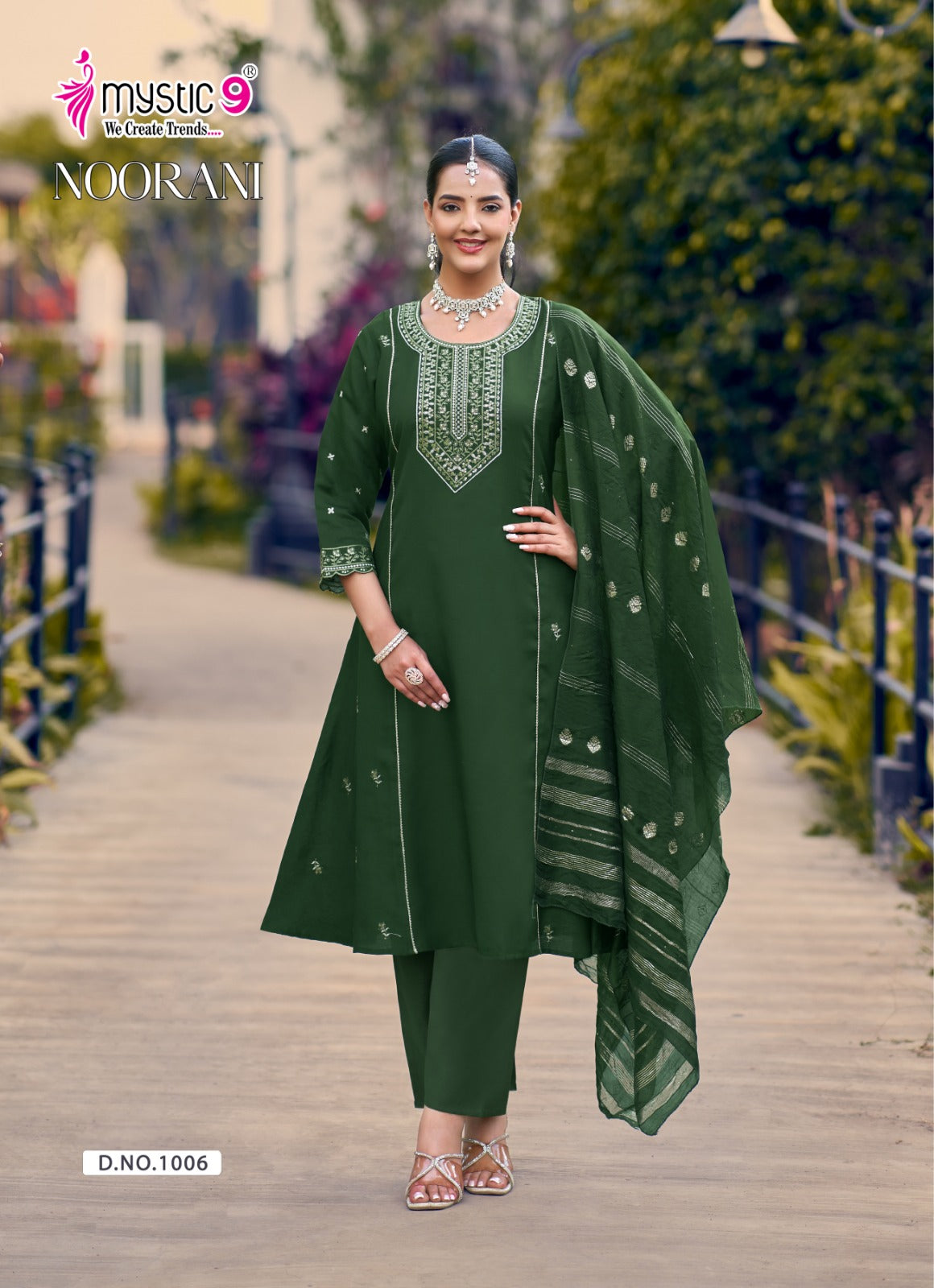 Noorani Vol 1 Mystic 9 Silk Readymade Anarkali Suits Supplier Ahmedabad