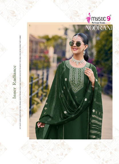 Noorani Vol 1 Mystic 9 Silk Readymade Anarkali Suits Supplier Ahmedabad