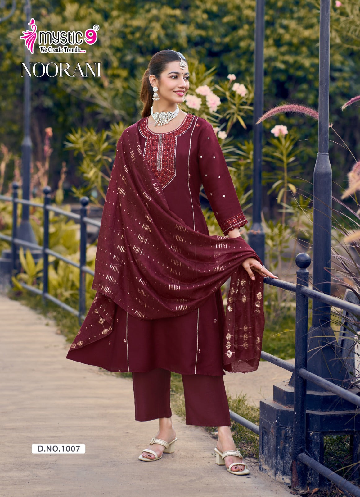 Noorani Vol 1 Mystic 9 Silk Readymade Anarkali Suits Supplier Ahmedabad
