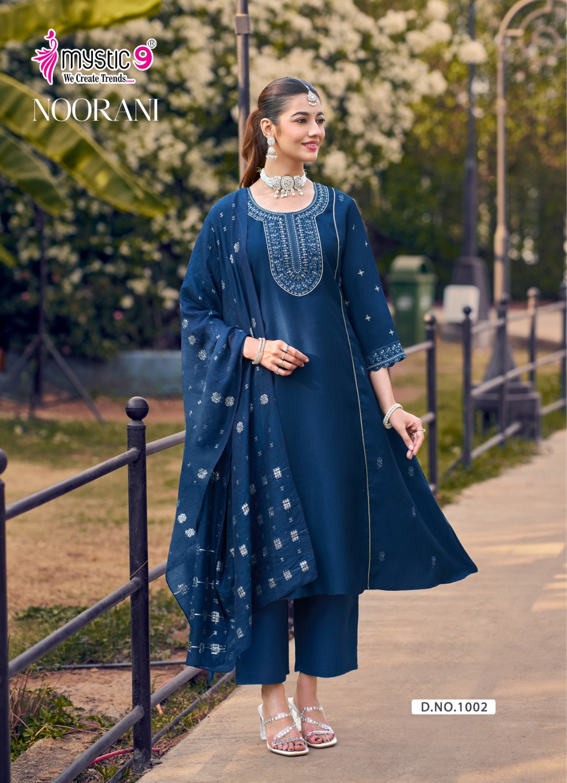 Noorani Vol 1 Mystic 9 Silk Readymade Anarkali Suits Supplier Ahmedabad