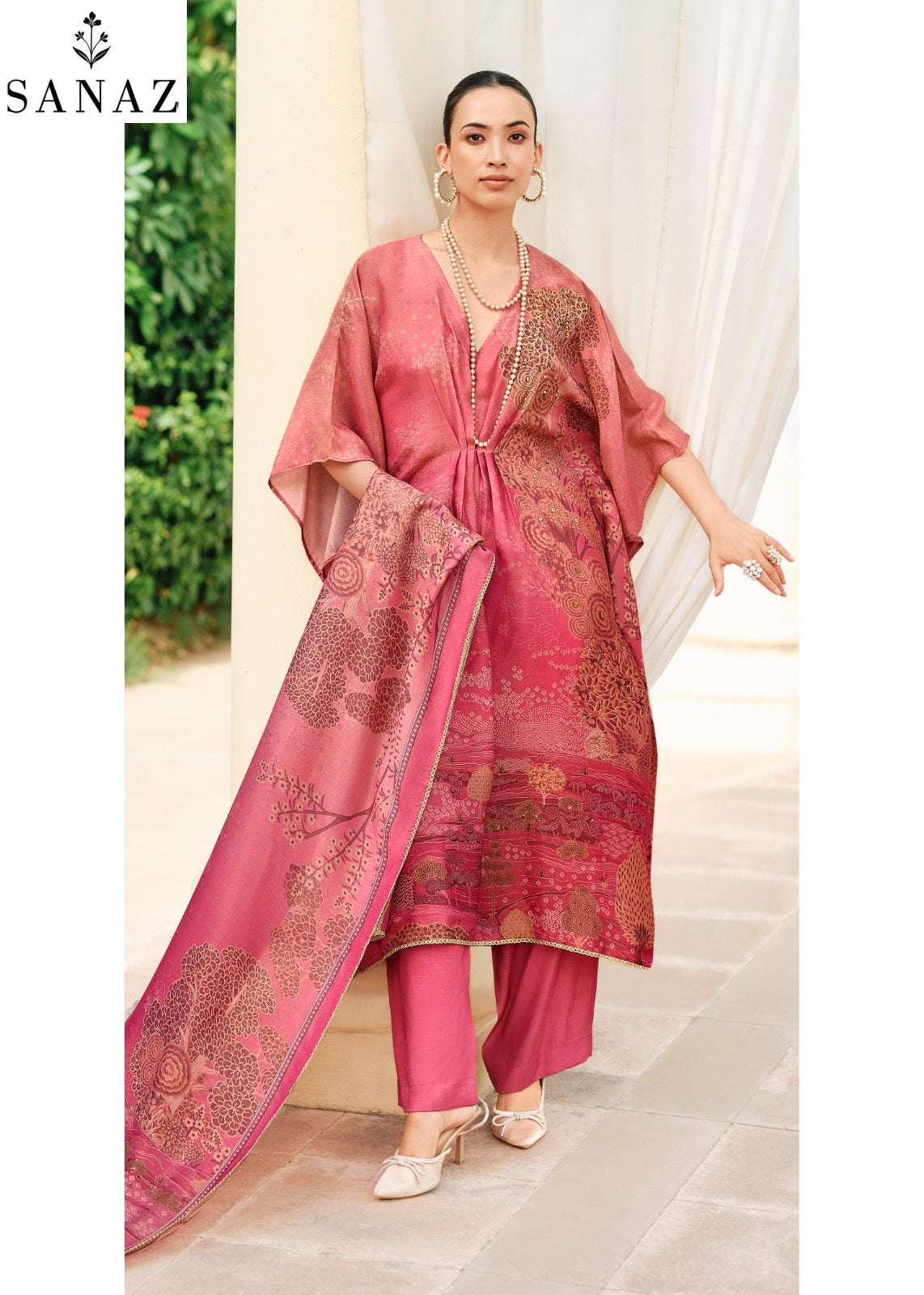Nooraya Sanaz Viscose Tissue Pant Style Suits Wholesaler India