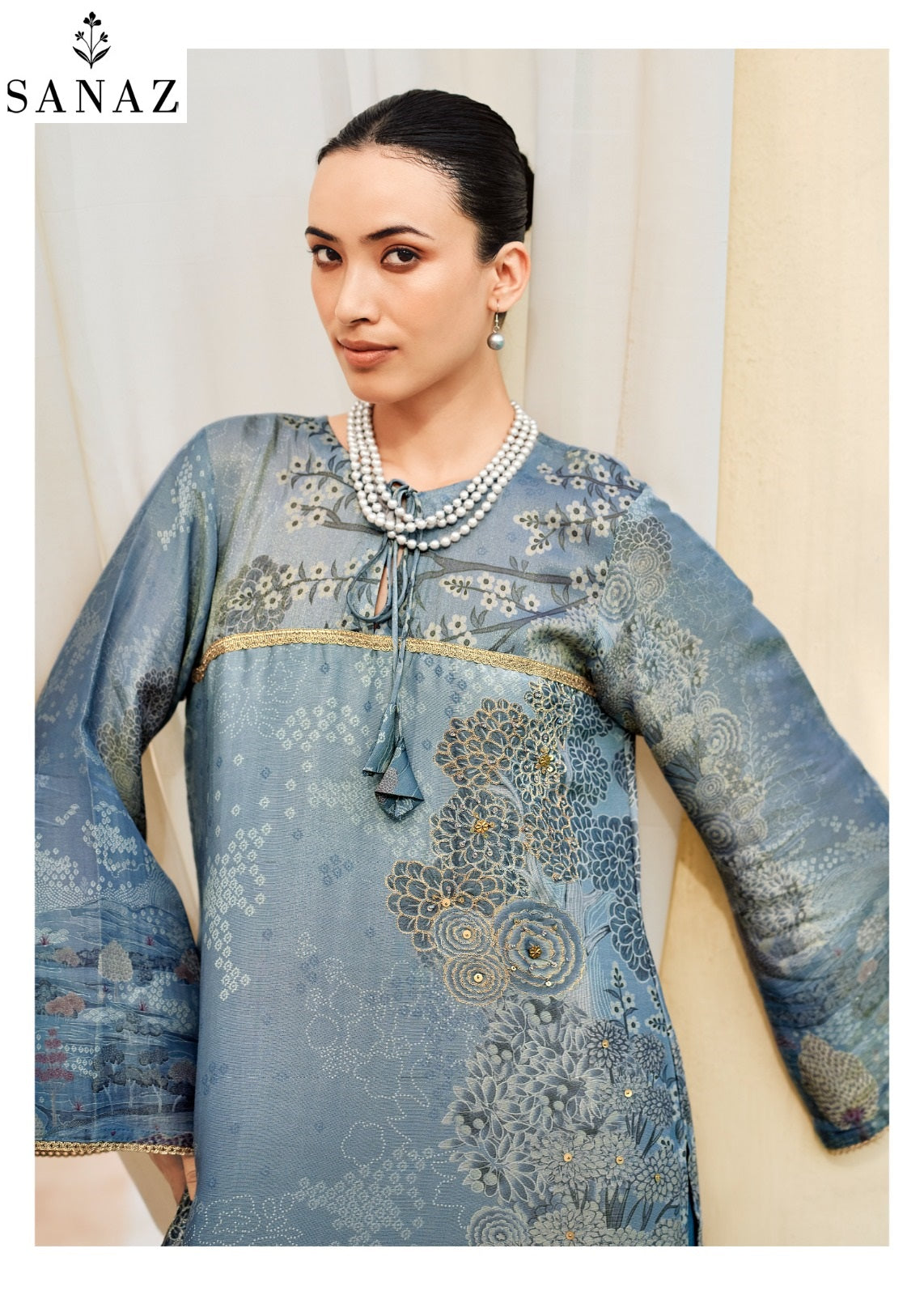 Nooraya Sanaz Viscose Tissue Pant Style Suits Wholesaler India