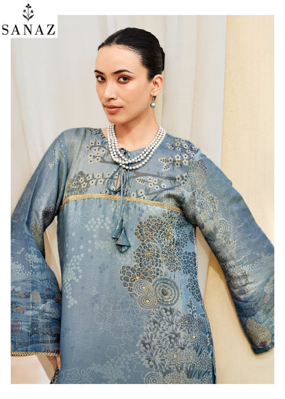 Nooraya Sanaz Viscose Tissue Pant Style Suits Wholesaler India