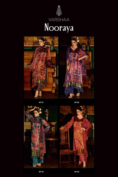 Nooraya Varshaa Gaji Silk Pant Style Suits Wholesaler India