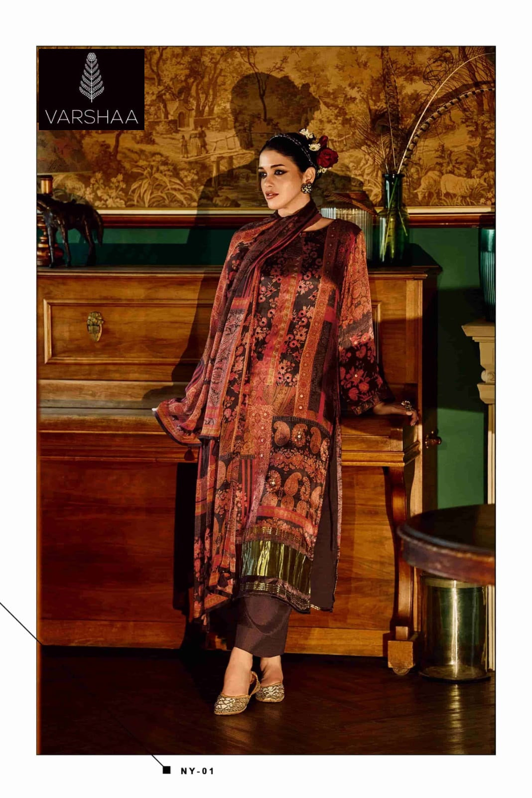 Nooraya Varshaa Gaji Silk Pant Style Suits Wholesaler India