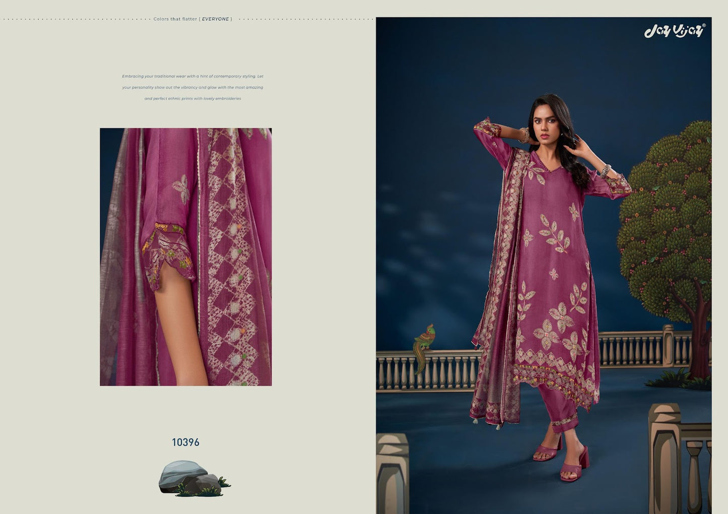 Noorbagh Jay Vijay Pant Style Suits Manufacturer Gujarat
