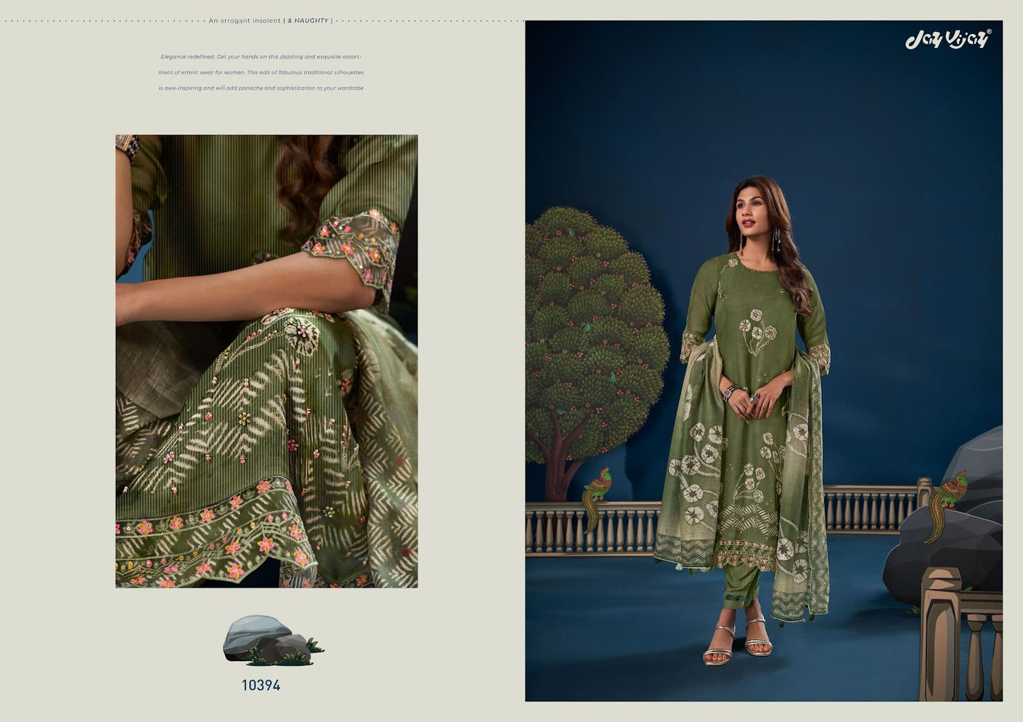 Noorbagh Jay Vijay Pant Style Suits Manufacturer Gujarat