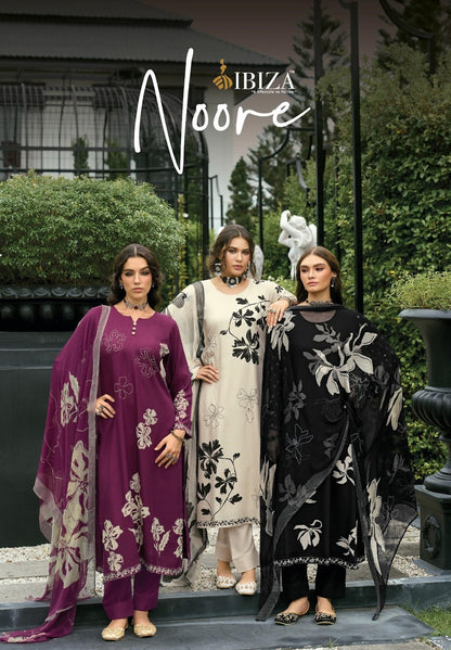 Noore Ibiza Pashmina Suits Wholesale