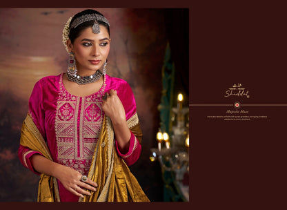 Nooree Shiddat Viscose Velvet Suits Wholesaler Gujarat