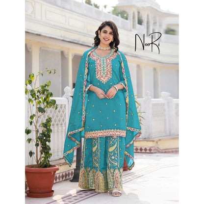 Noori New Colours Afsana Vichitra Readymade Plazzo Style Suits Wholesaler India