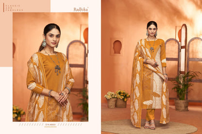 Noori Radhika Fashion Azara Lawn Cotton Karachi Salwar Suits Supplier Ahmedabad