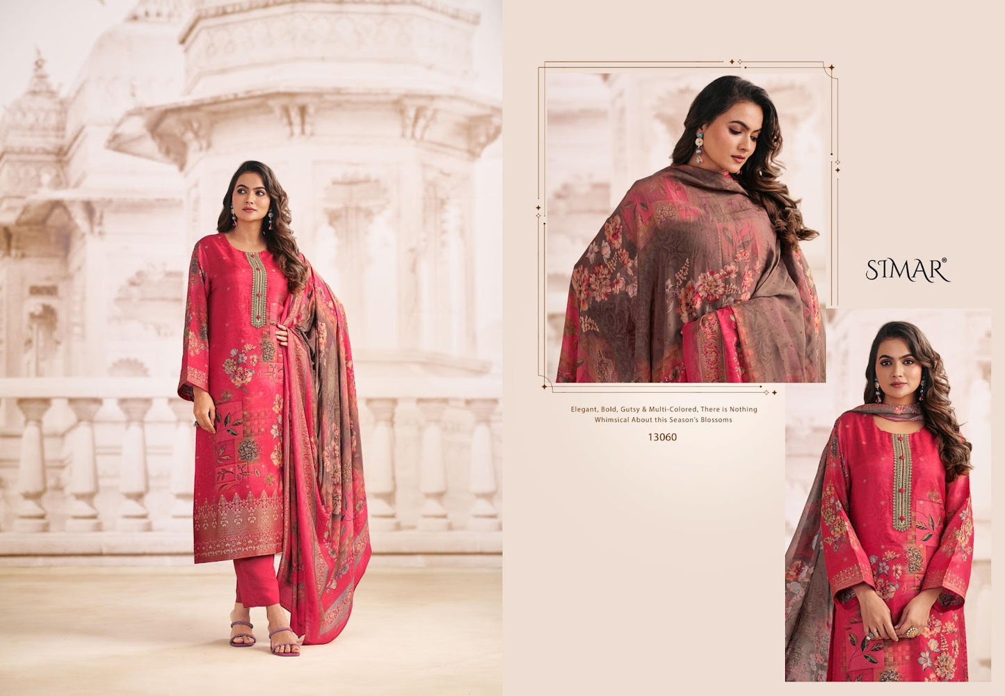 Noori Simar Pure Viscose Pant Style Suits Wholesaler