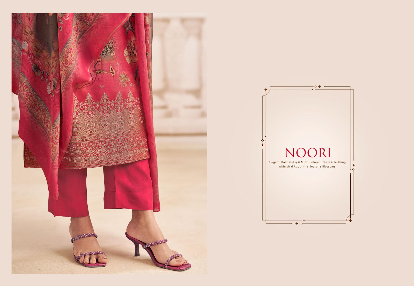 Noori Simar Pure Viscose Pant Style Suits Wholesaler