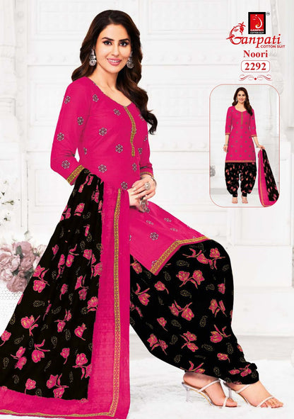 Noori Vol 11 Ganpati Cotton Patiyala Style Suits Exporter Ahmedabad