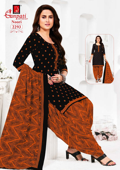 Noori Vol 11 Ganpati Cotton Patiyala Style Suits Exporter Ahmedabad