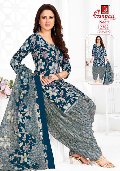 noori vol 12 ganpati cotton readymade patiyala suits exporter gujarat