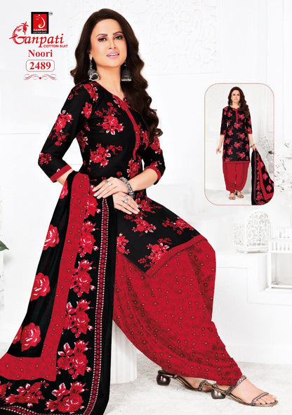 Noori Vol 13 Ganpati Cotton Dress Material Wholesaler India