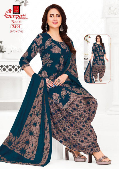 Noori Vol 13 Ganpati Cotton Dress Material Wholesaler India