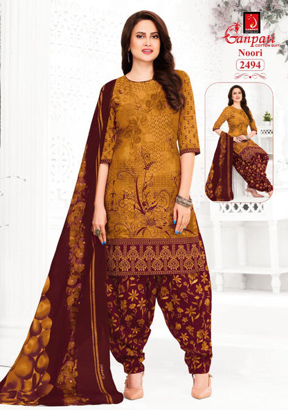 Noori Vol 13 Ganpati Cotton Dress Material Wholesaler India