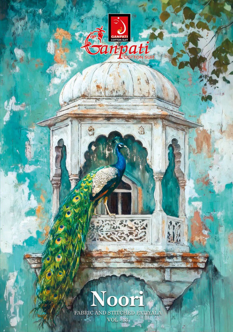 Noori Vol 13 Ganpati Cotton Dress Material Wholesaler India