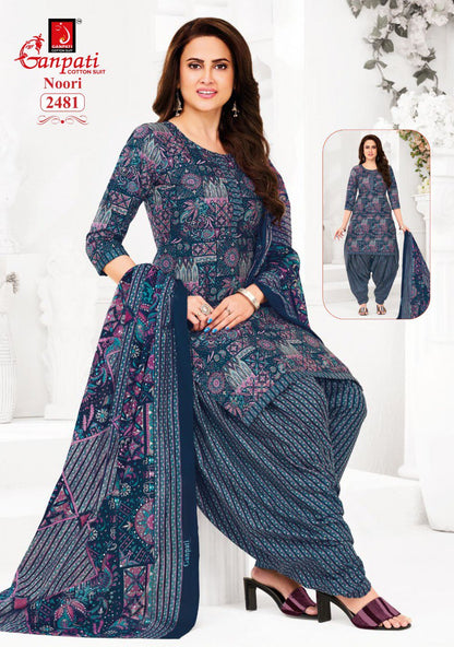 Noori Vol 13 Ganpati Cotton Dress Material Wholesaler India