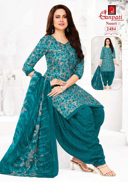 Noori Vol 13 Ganpati Cotton Dress Material Wholesaler India