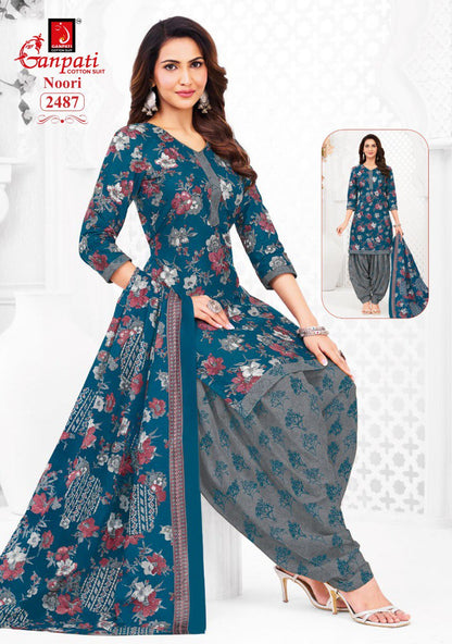 Noori Vol 13 Ganpati Cotton Dress Material Wholesaler India