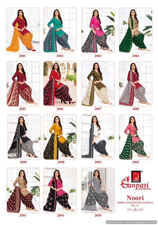 Noori Vol 9 Ganpati Cotton Cotton Dress Material